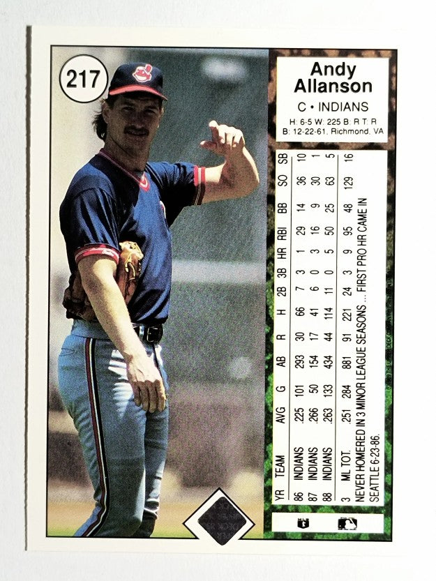 1989 Upper Deck #217 Andy Allanson