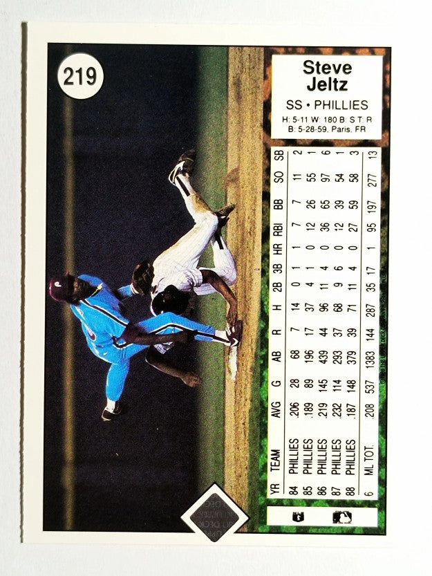1989 Upper Deck #219 Steve Jeltz
