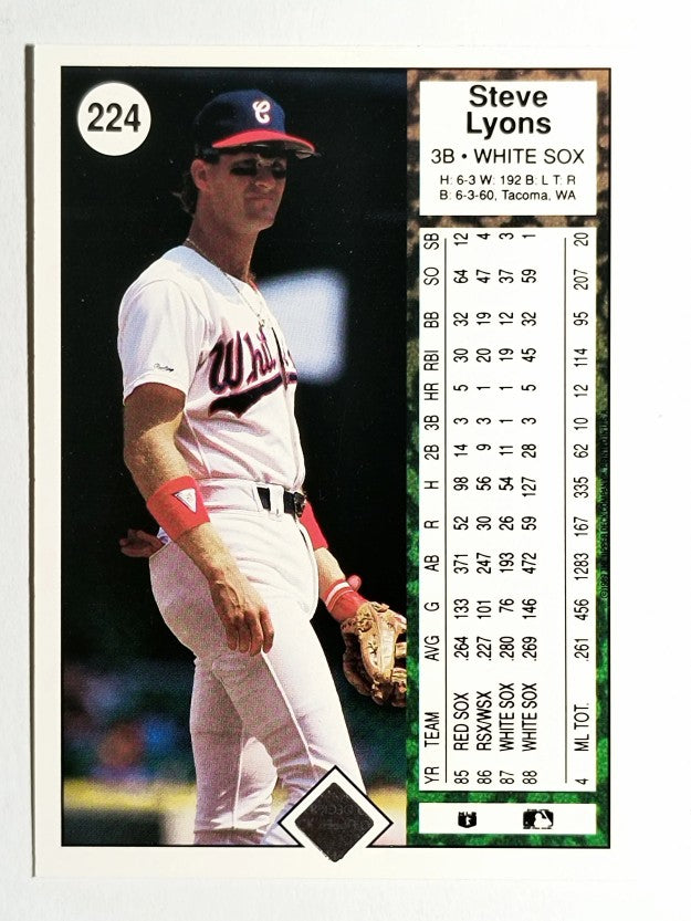 1989 Upper Deck #224 Steve Lyons