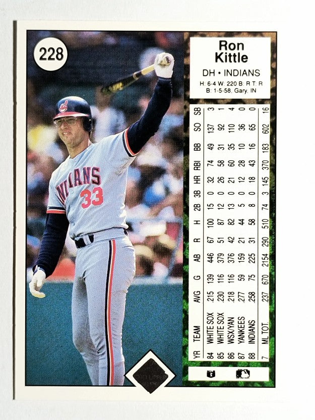 1989 Upper Deck #228 Ron Kittle