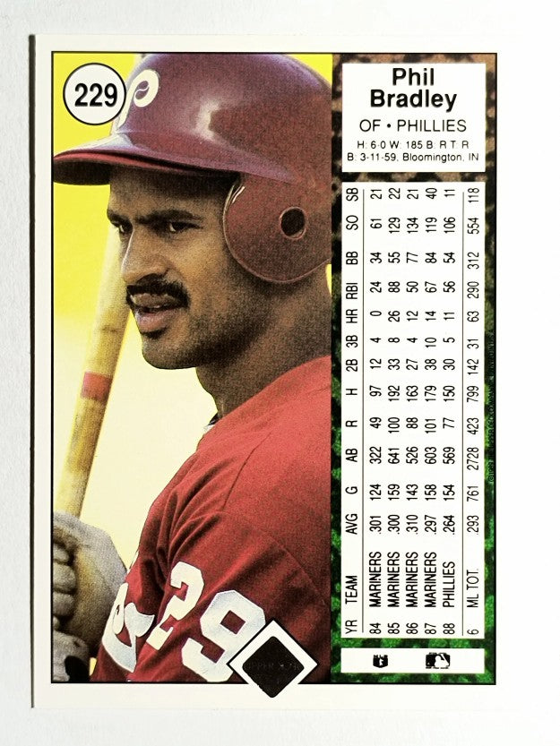 1989 Upper Deck #229 Phil Bradley