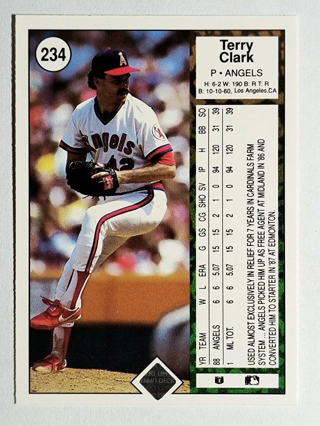 1989 Upper Deck #234 Terry Clark