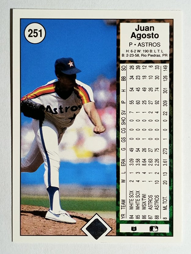 1989 Upper Deck #251 Juan Agosto