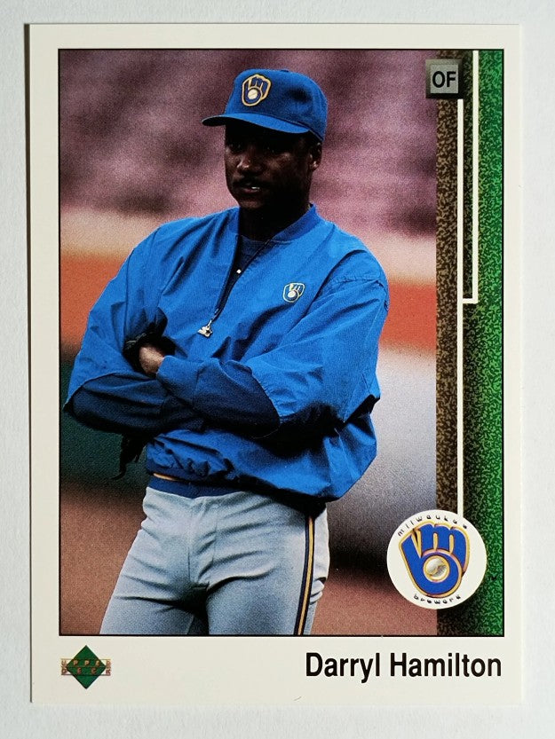 1989 Upper Deck #301 Darryl Hamilton RC
