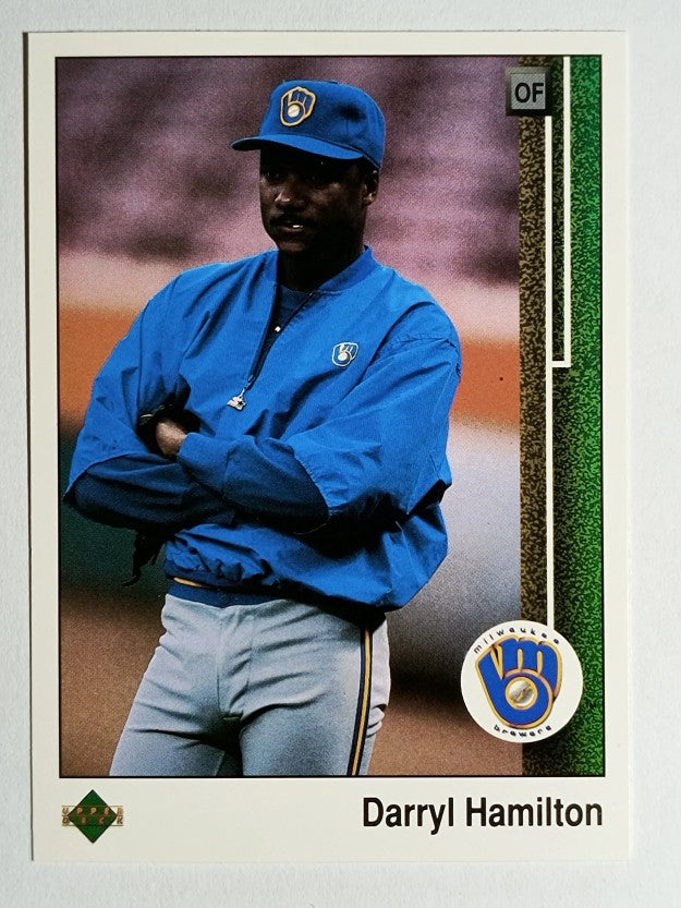 1989 Upper Deck #301 Darryl Hamilton RC