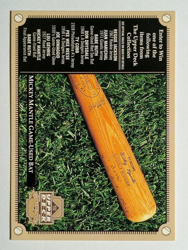 2000 Upper Deck Collection Entry #NNO Mickey Mantle/Reese Los Angeles