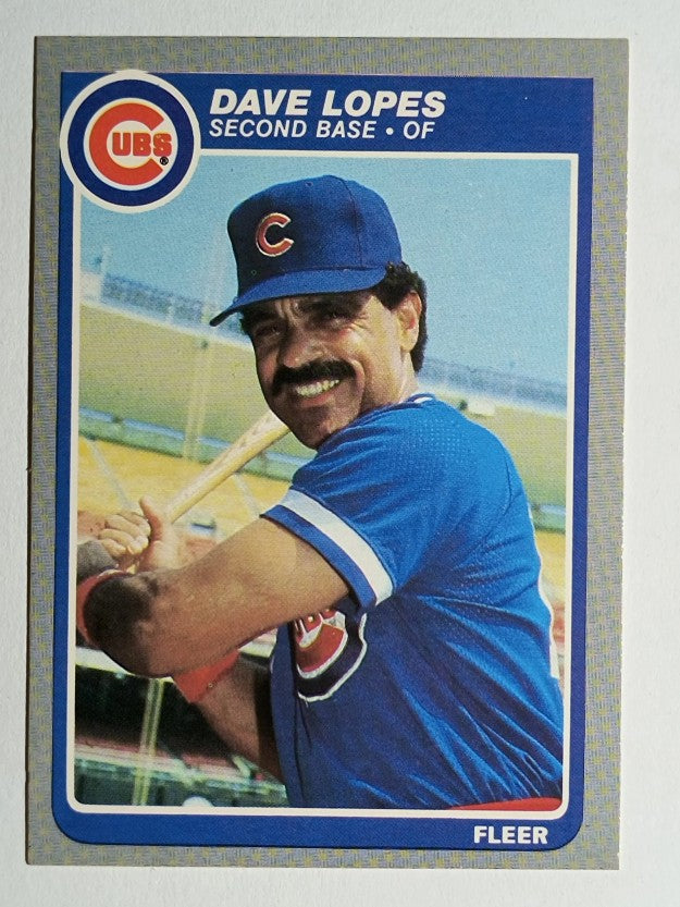 1985 Fleer #60 Dave Lopes