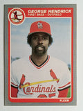 1985 Fleer #225 George Hendrick