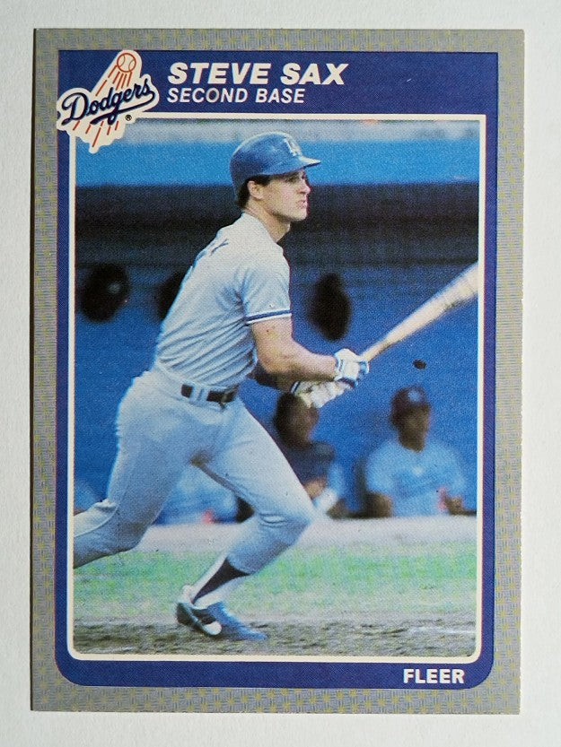 1985 Fleer #384 Steve Sax