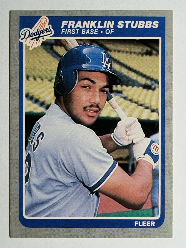1985 Fleer #386 Franklin Stubbs