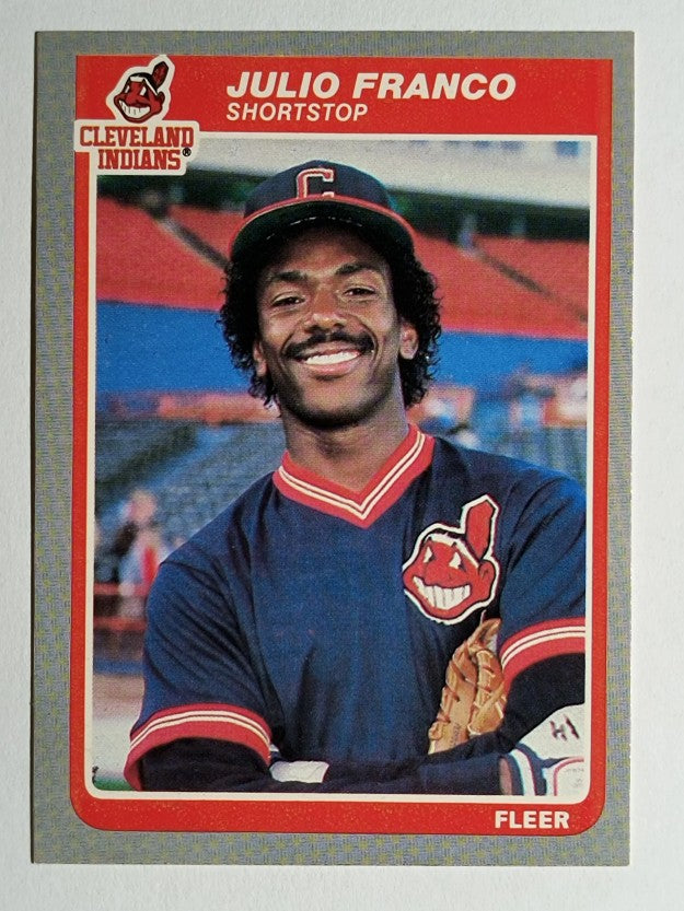1985 Fleer #448 Julio Franco