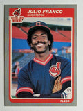 1985 Fleer #448 Julio Franco