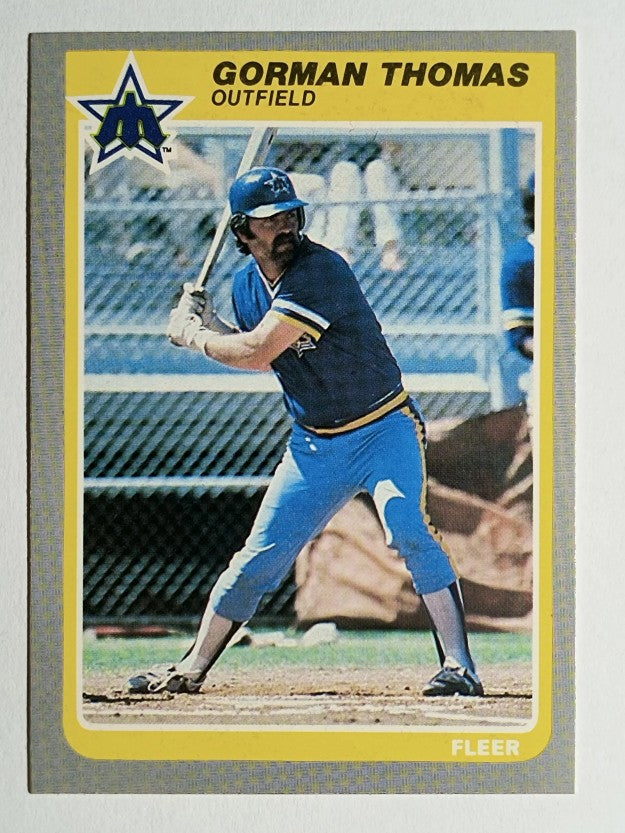 1985 Fleer #503 Gorman Thomas