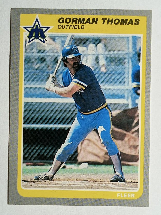 1985 Fleer #503 Gorman Thomas