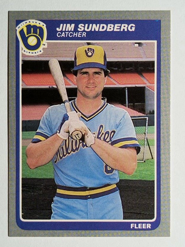 1985 Fleer #597 Jim Sundberg