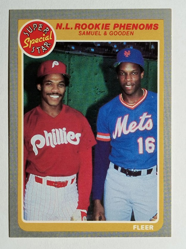 1985 Fleer #634 Dwight Gooden/Juan Samuel