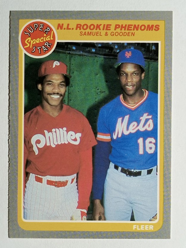 1985 Fleer #634 Dwight Gooden/Juan Samuel