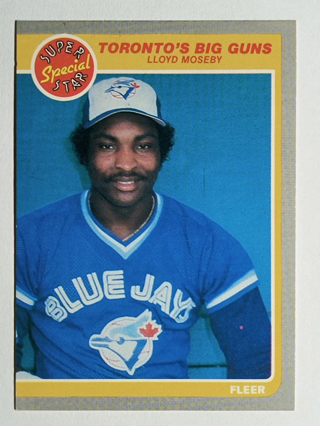 1985 Fleer #636 Lloyd Moseby IA