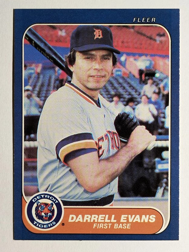 1986 Fleer #224 Darrell Evans