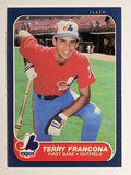 1986 Fleer #248 Terry Francona