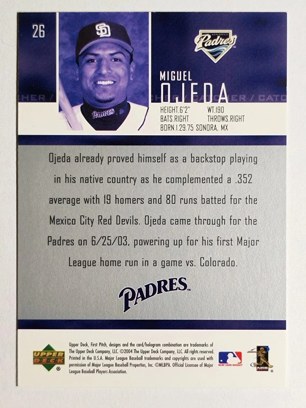 2004 Upper Deck First Pitch #26 Miguel Ojeda SR