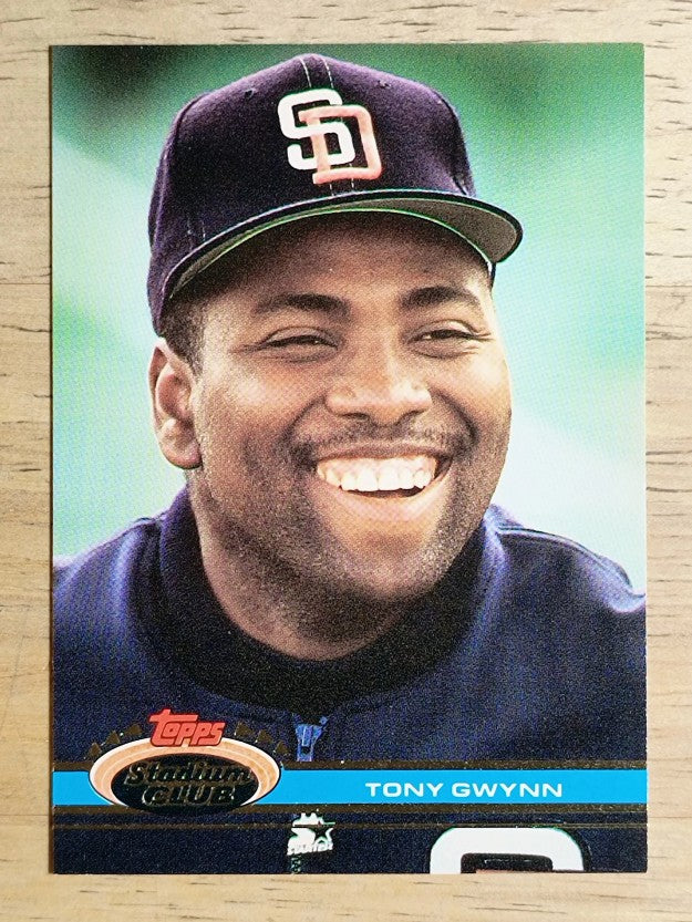 1991 Stadium Club #308 Tony Gwynn