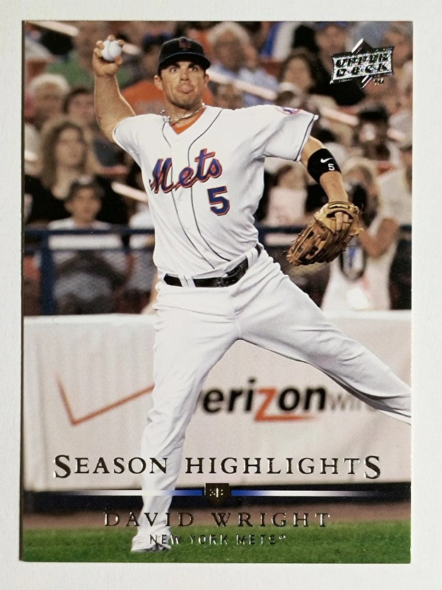 2008 Upper Deck #734 David Wright SH