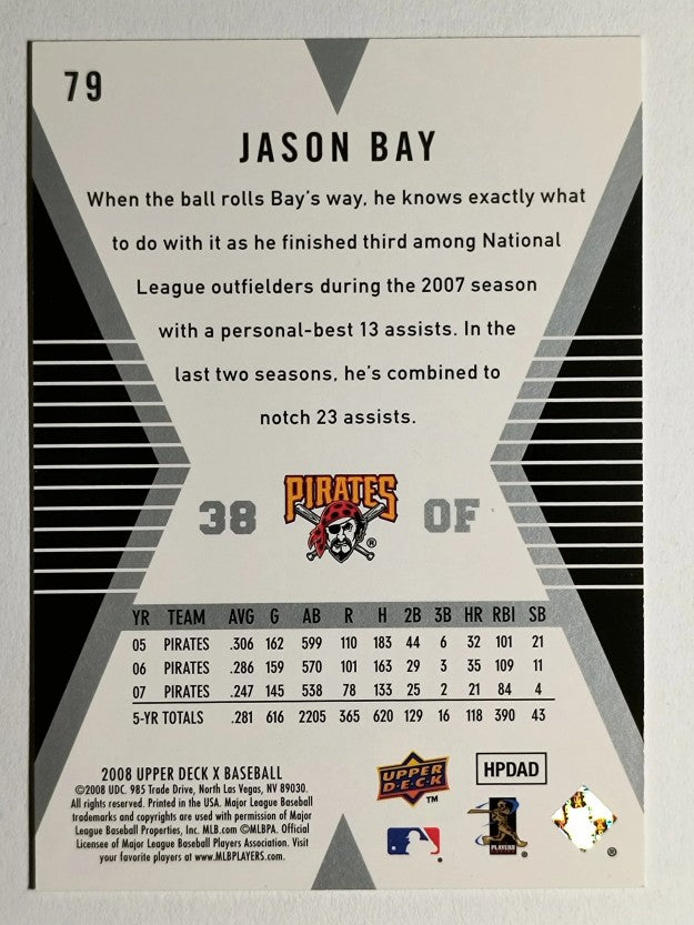 2008 Upper Deck X #79 Jason Bay