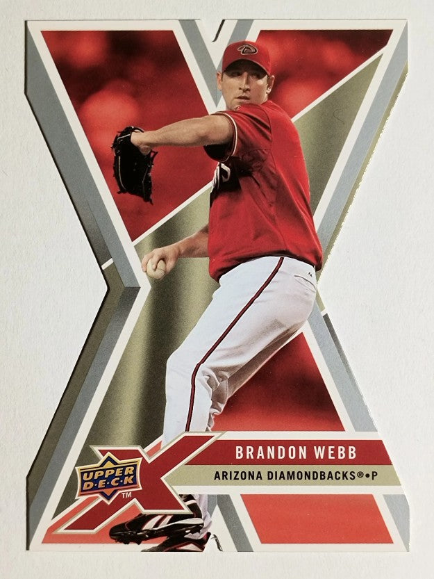 2008 Upper Deck X Die Cut #3 Brandon Webb