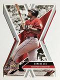2008 Upper Deck X Die Cut #45 Carlos Lee