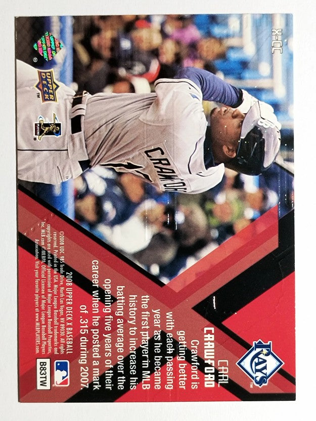 2008 Upper Deck X Xponential #CC Carl Crawford