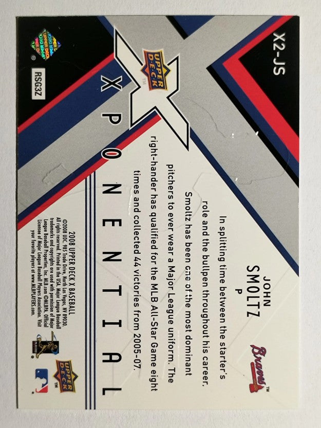 2008 Upper Deck X Xponential 2 #JS John Smoltz