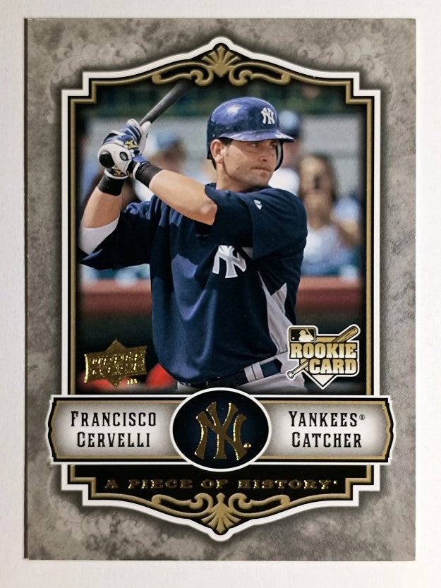 2009 UD A Piece of History #110 Francisco Cervelli RC