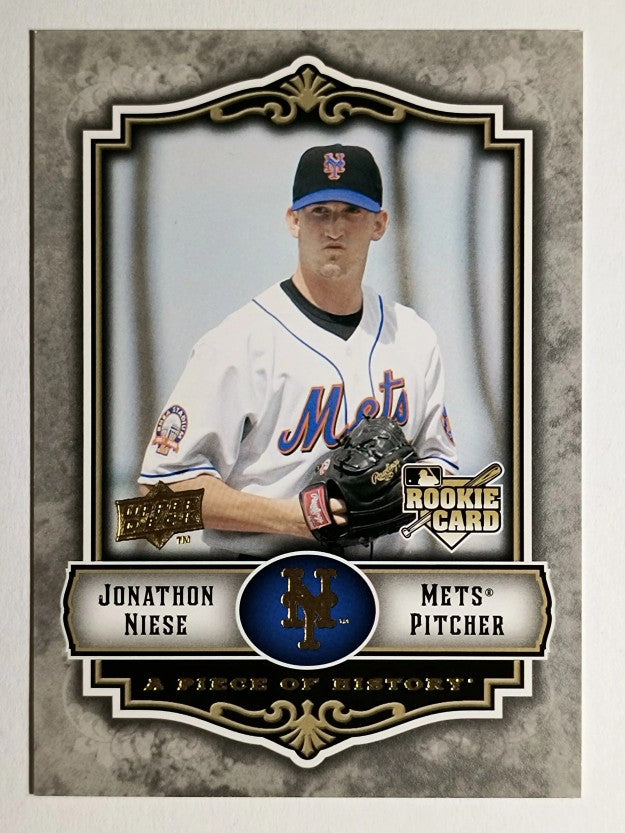 2009 UD A Piece of History #129 Jonathon Niese RC