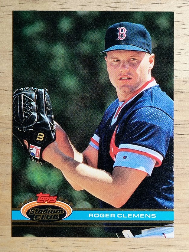 1991 Stadium Club #309 Roger Clemens
