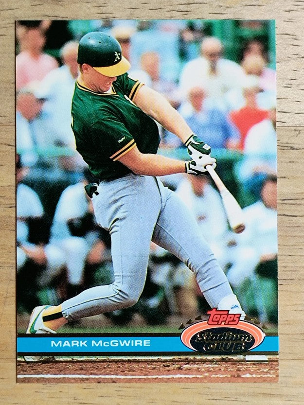 1991 Stadium Club #399 Mark McGwire