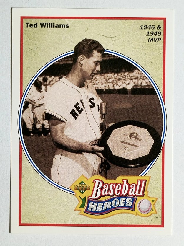 1992 Upper Deck Williams Heroes #31 Ted Williams