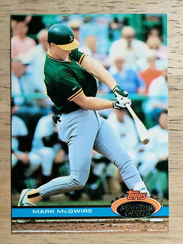1991 Stadium Club #399 Mark McGwire