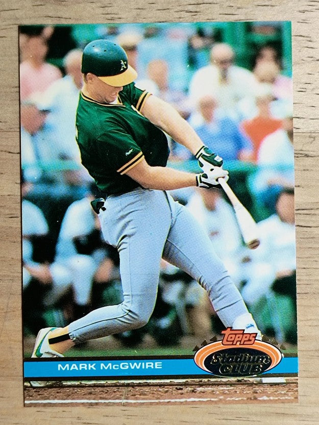 1991 Stadium Club #399 Mark McGwire