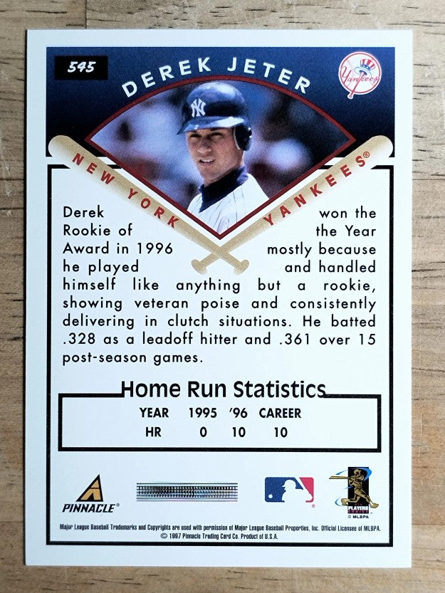 1997 Score #545 Derek Jeter TG