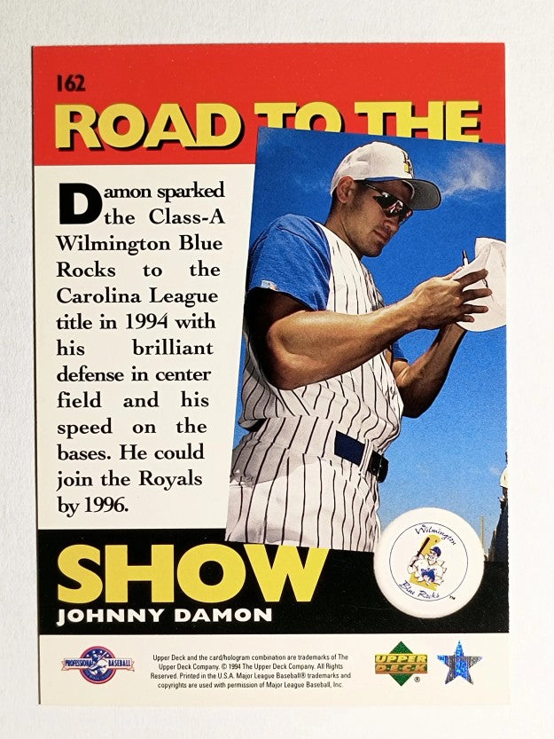 1995 Upper Deck Minors #162 Johnny Damon RTS