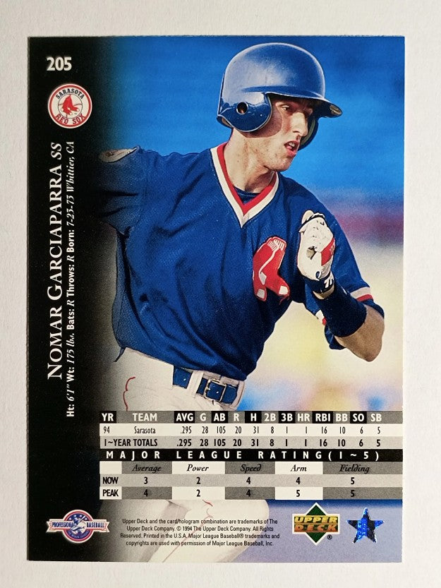 1995 Upper Deck Minors #205 Nomar Garciaparra