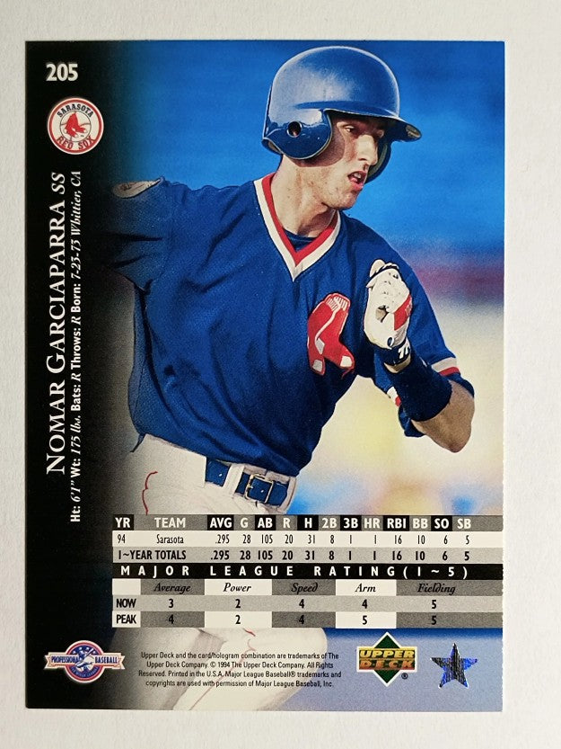 1995 Upper Deck Minors #205 Nomar Garciaparra