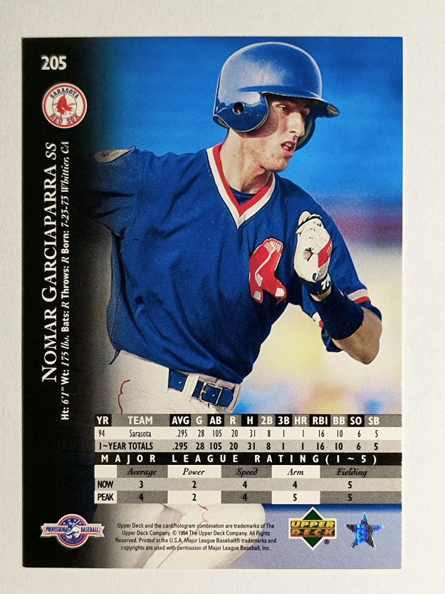 1995 Upper Deck Minors #205 Nomar Garciaparra