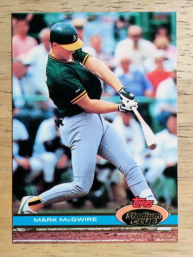 1991 Stadium Club #399 Mark McGwire