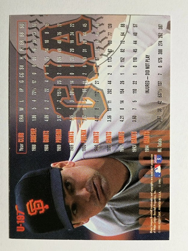 1995 Fleer Update #197 Trevor Wilson