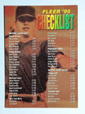 1995 Fleer Update #199 Checklist