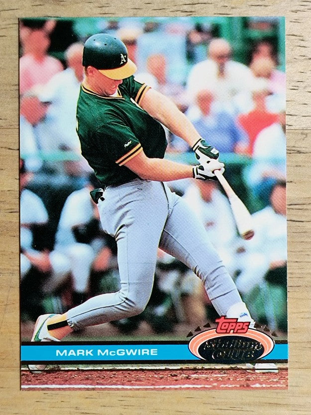 1991 Stadium Club #399 Mark McGwire