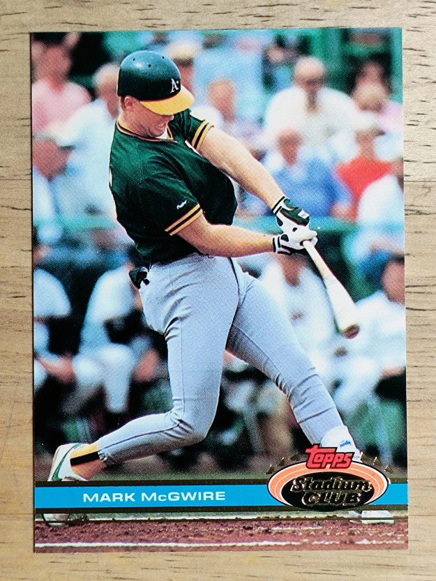 1991 Stadium Club #399 Mark McGwire