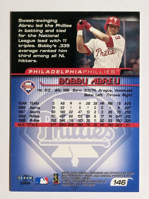 2000 Fleer Focus #146 Bobby Abreu